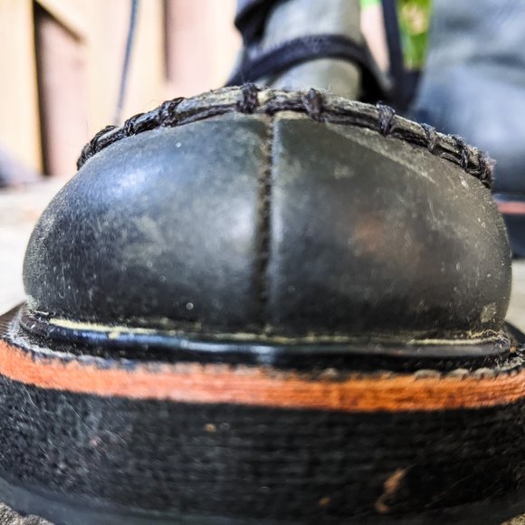 Sorel Mad Boot Lace Vintage inspired dark grey leather boots mens 9 (runs large) - Picture 7 of 11